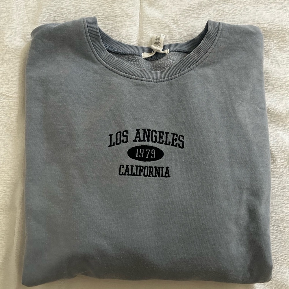 Blue LA Crewneck
